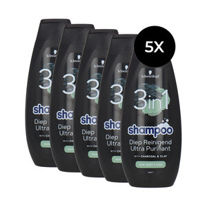 Schwarzkopf Ultra Purifiant Shampoo - 5 x 400 ml Ultra Purifiant Shampoo - 5 x 400 ml