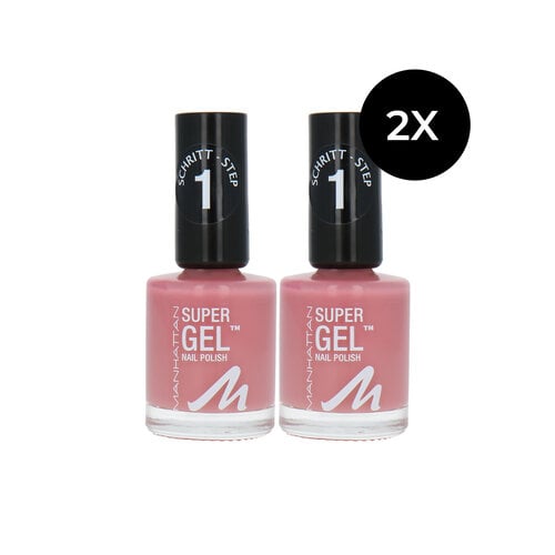 Manhattan Super Gel Vernis à ongles - 240 Pop Princess Pink (Ensemble de 2) Manhattan Super Gel Vernis à ongles - 240 Pop Princess Pink (Ensemble de 2)