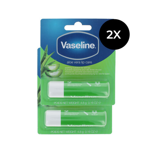 Vaseline Lip Therapy Duopack Baume à lèvres - Aloe Vera