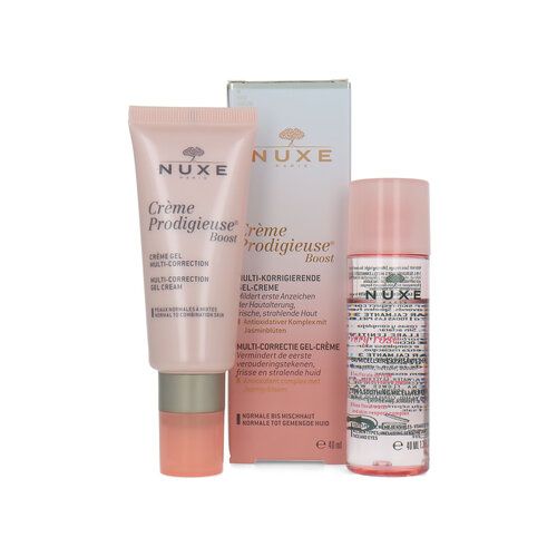 Nuxe Crème Prodigieuse Multi-Correction Gel Cream + Micellar Water - 40 ml - 50 ml (Pour les peaux normales à mixtes) Nuxe Crème Prodigieuse Multi-Correction Gel Cream + Micellar Water - 40 ml - 50 ml (Pour les peaux normales à mixtes)