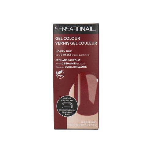 Sensationail Gel Color Vernis à ongles - 72616 Sparkling Bordeaux Sensationail Gel Color Vernis à ongles - 72616 Sparkling Bordeaux
