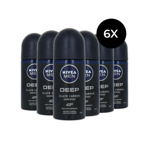 Men Deep Deo Roller - 6 x 50 ml