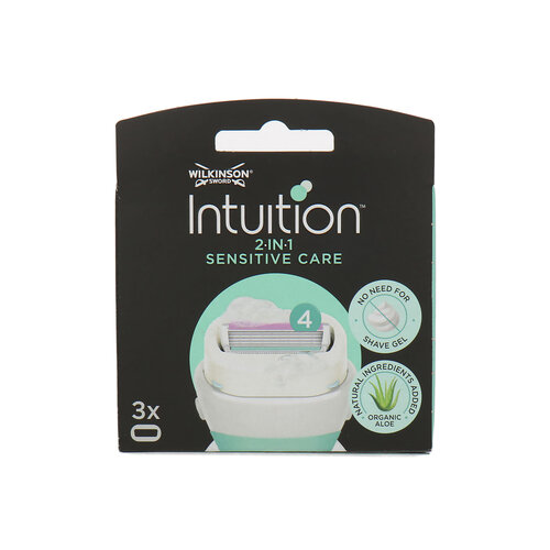 Wilkinson Sword Intuition 2-in1 Sensitive Care - box of 3 (Pour les peaux sensibles)