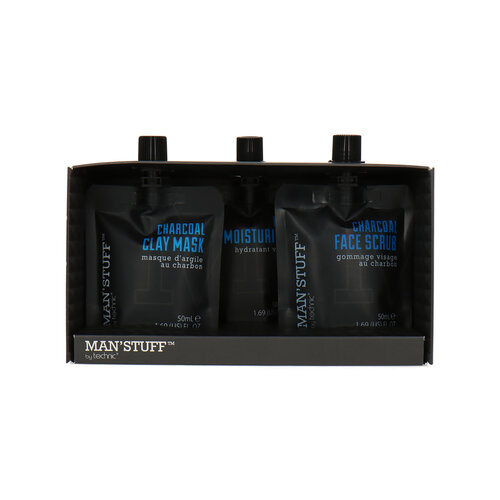 Technic Man'Stuff Charcoal Skincare Set - 3 x 50 ml