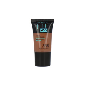 Fit Me Matte + Poreless Fond de teint - 356 Warm Coconut - 18 ml