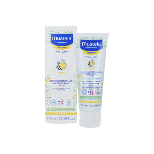 Mustela Nourishing Cream With Cold Cream For Face - 40 ml