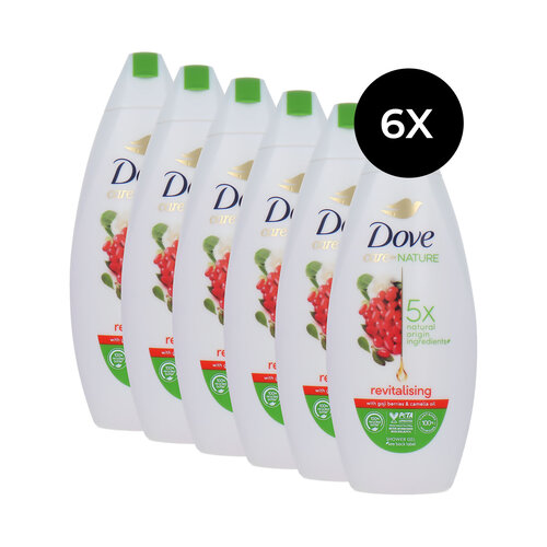 Dove Care By Nature Revitalising Shower Gel - 6 x 225 ml