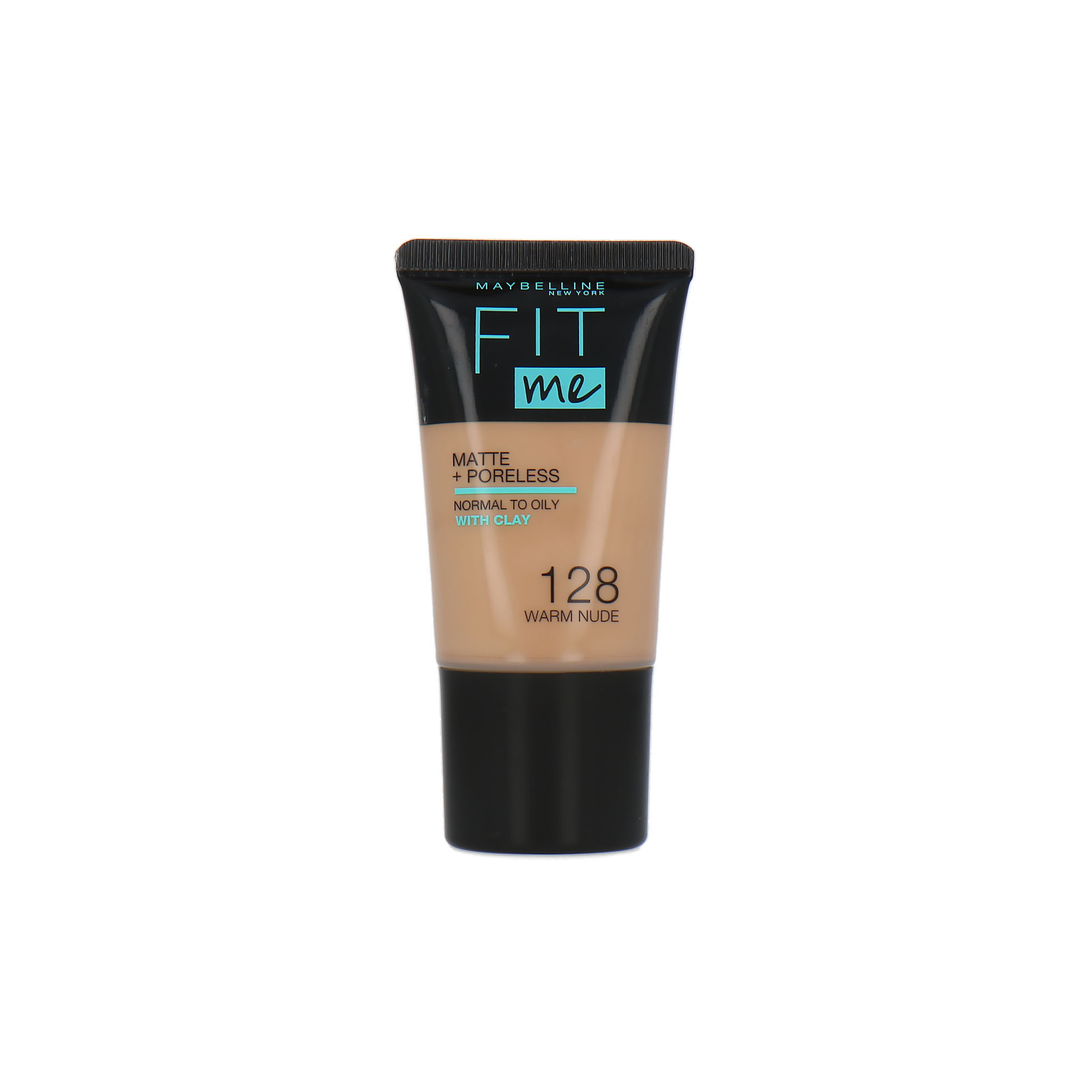 Maybelline Fit Me Matte + Poreless Fond de teint - 128 Warm Nude - 18 ml