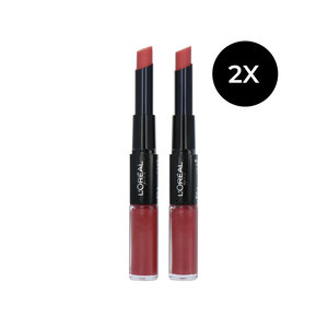 Infallible 24H 2 Step Rouge à lèvres - 312 Incessant Russet (2 pièces)