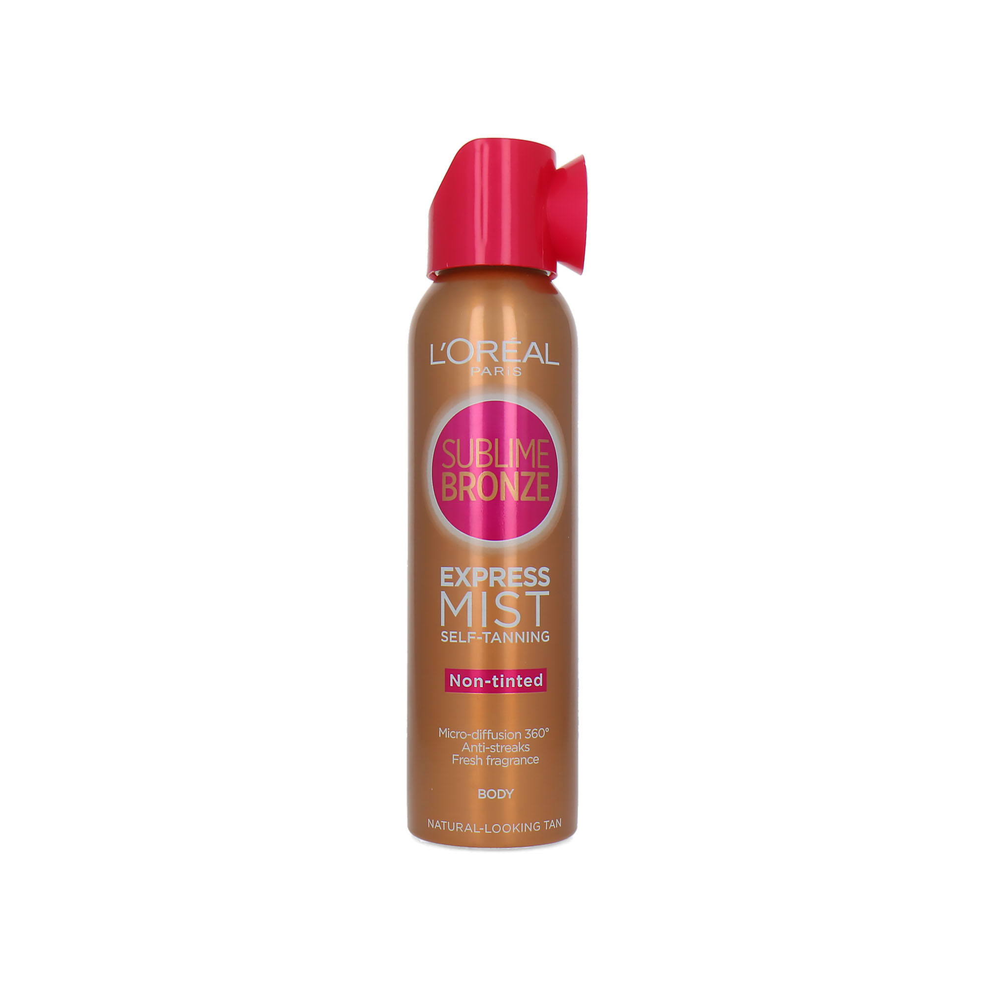 L'Oréal Sublime Bronze Express Mist Body Self-Tanning Non-Tinted - 150 ml