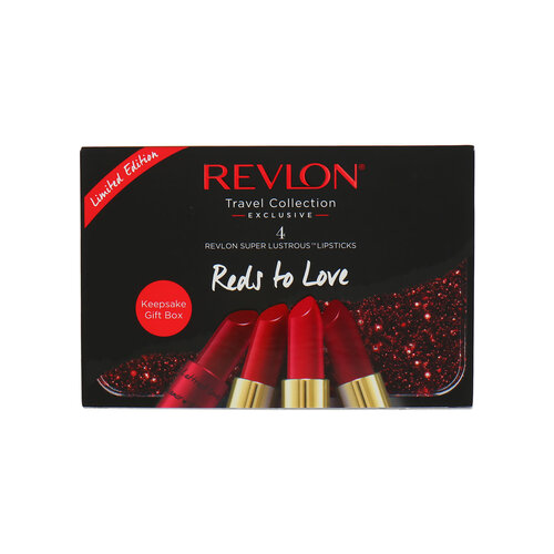 Revlon Super Lustrous Lipsticks Reds To Love Ensemble-Cadeau