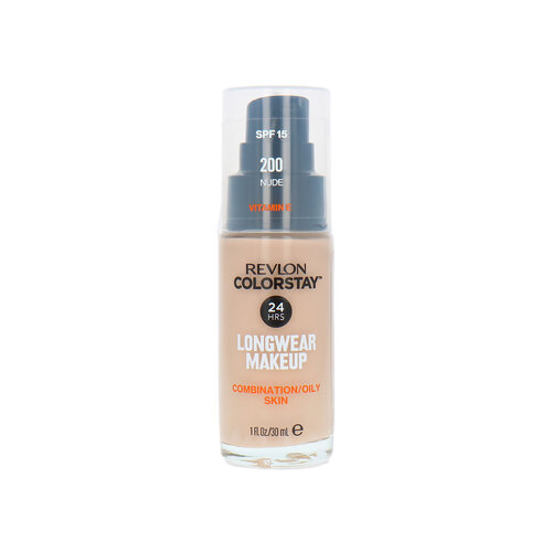 Revlon Colorstay Fond de teint avec pompe - 200 Nude (La peau grasse)