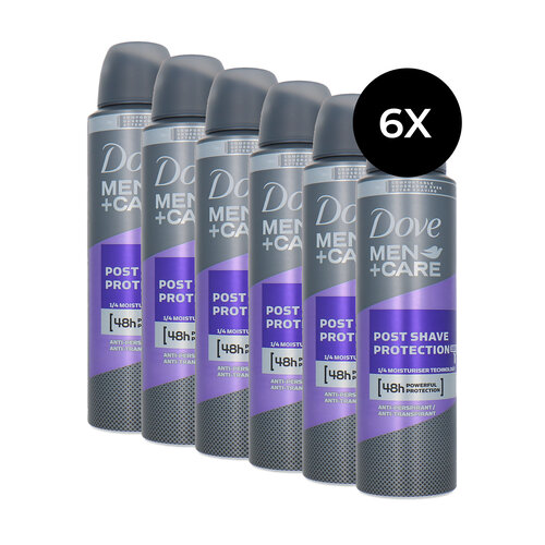 Dove Men + Care Post Shave Protection Deodorant Spray - 6 x 150 ml