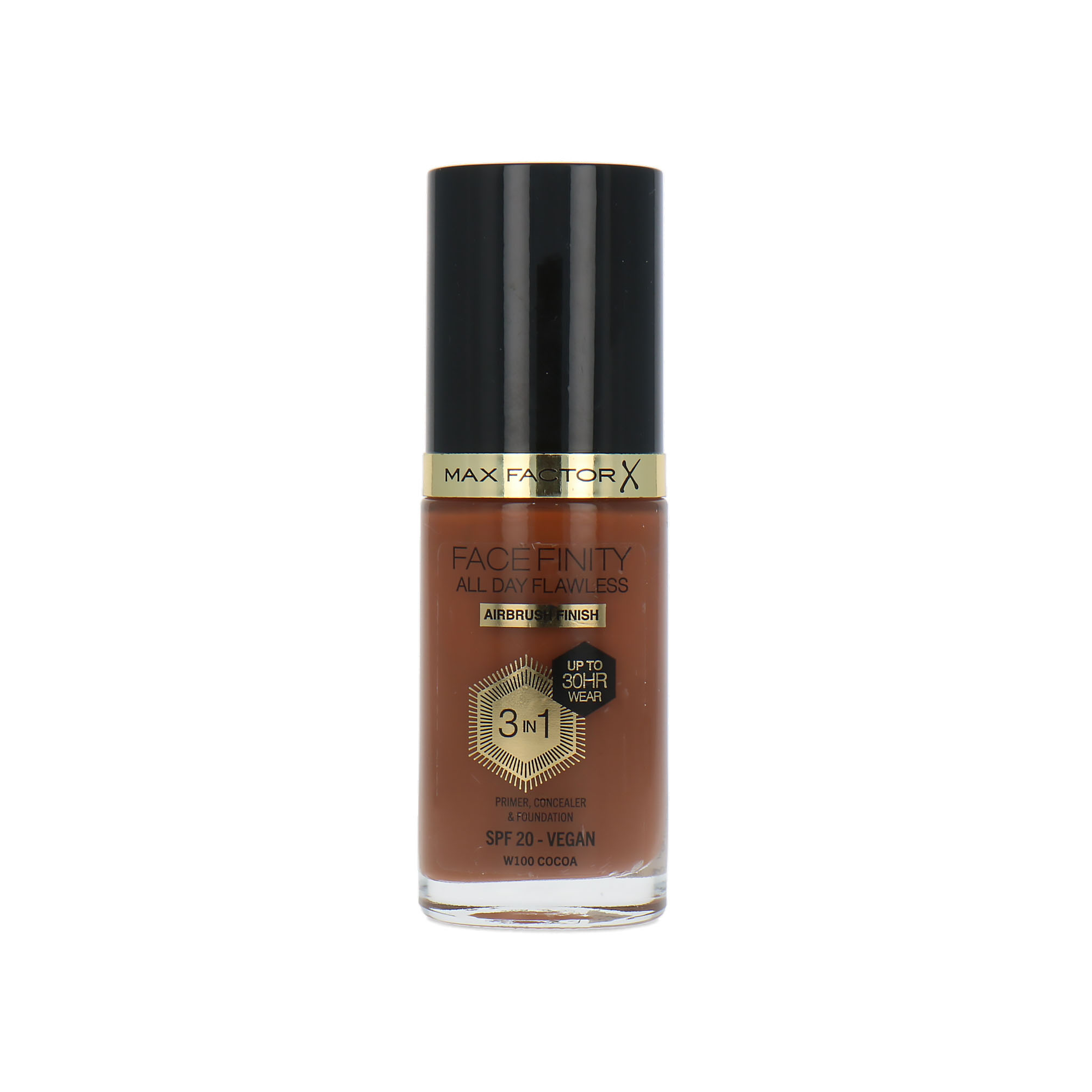 Max Factor Facefinity All Day Flawless 3 in 1 30H Airbrush Finish Fond de teint - W100 Cocoa