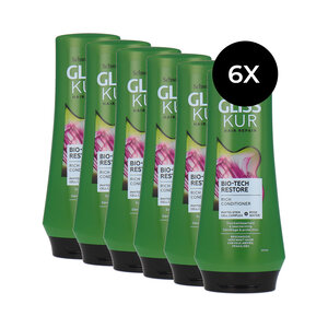 Schwarzkopf Gliss Kur Bio-Tech Restore Conditionneur - 6 x 200 ml Gliss Kur Bio-Tech Restore Conditionneur - 6 x 200 ml