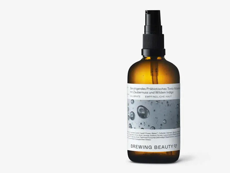 CALIBRATE Stabilizing Prebiotic Micellar Toner with Witch Hazel and Wild Indigo