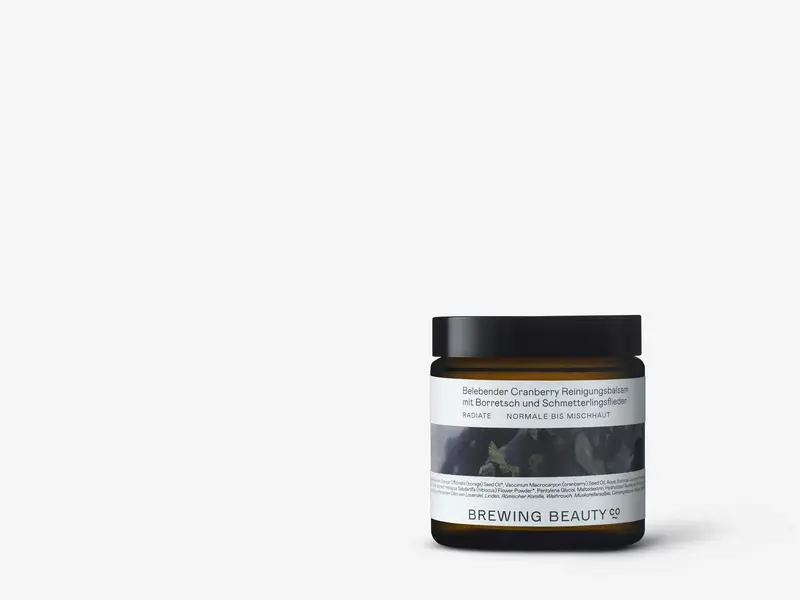 RADIATE Aufhellender Cranberry-Reinigungsbalsam mit Borretsch und Schmetterlingsflieder