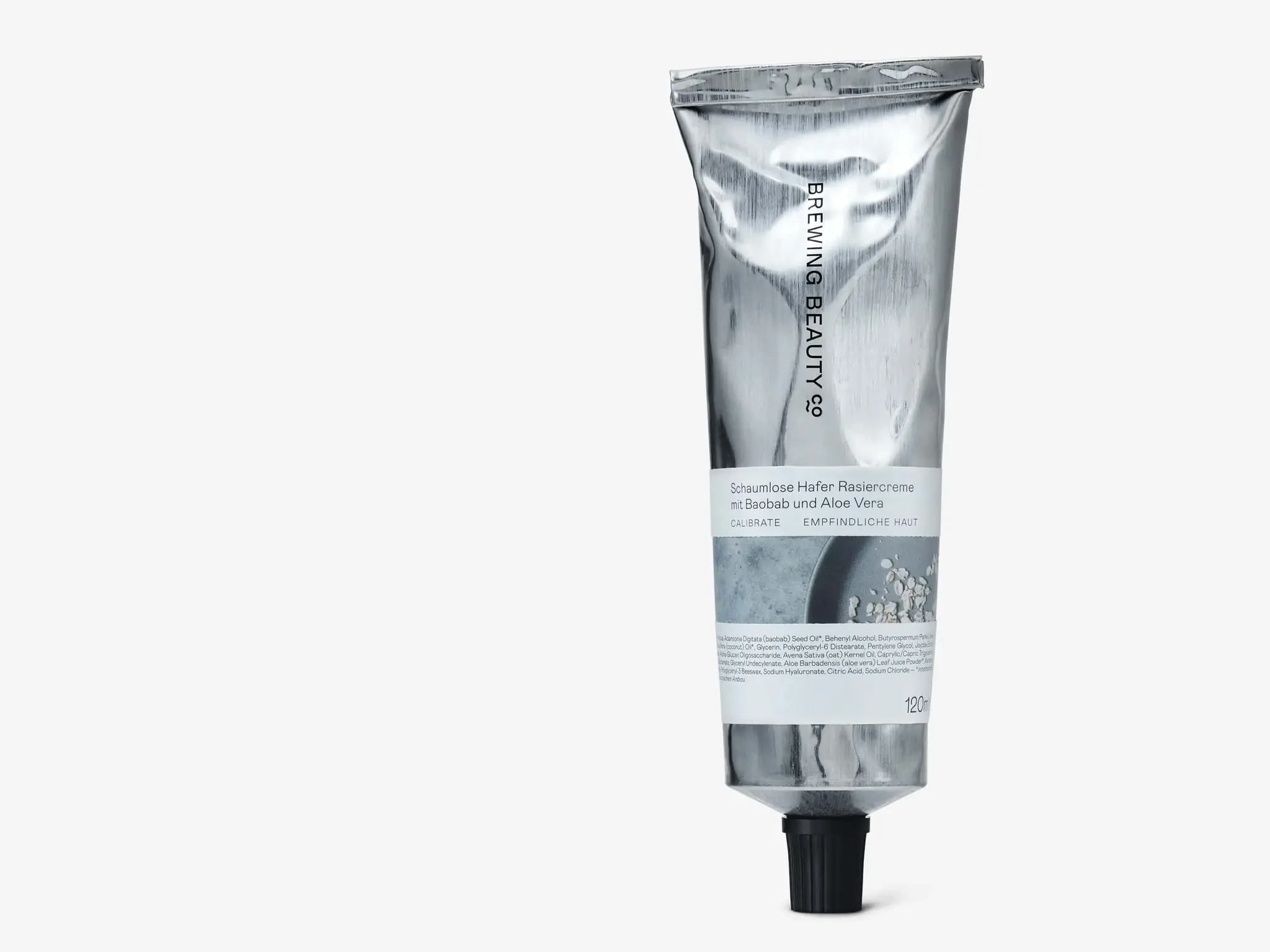 CALIBRATE Brushless Oat Shaving Cream with Baobab and Aloe Vera