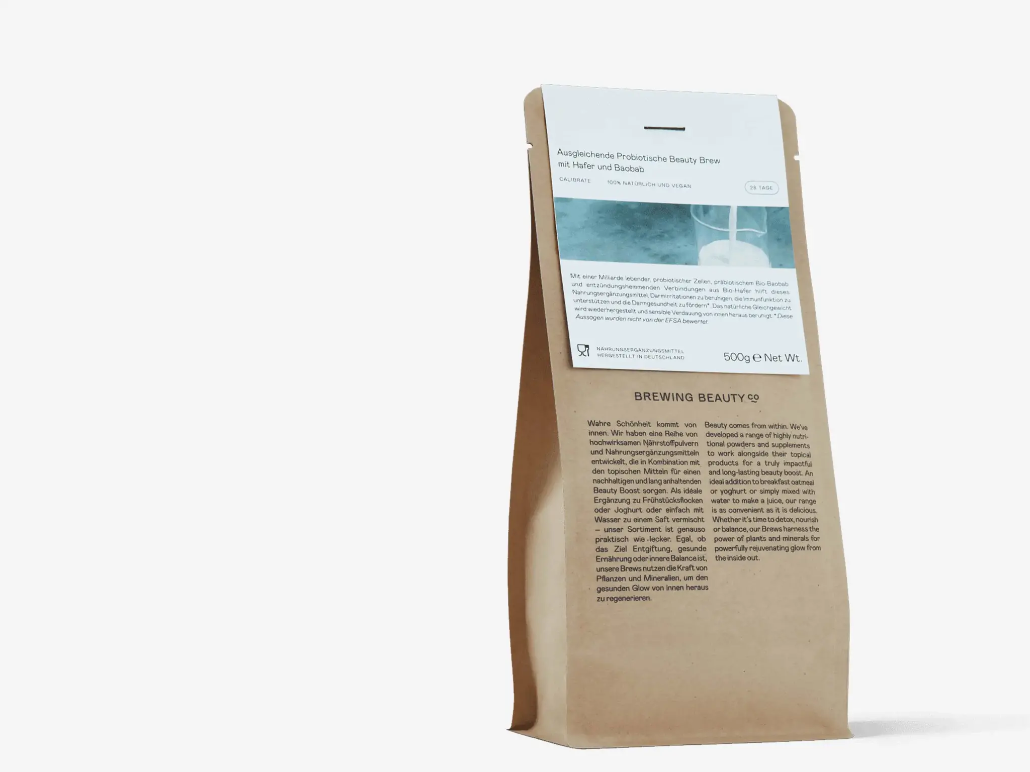 CALIBRATE Ausgleichender Probiotik-Superfood-Beauty-Mix mit Hafer und Baobab