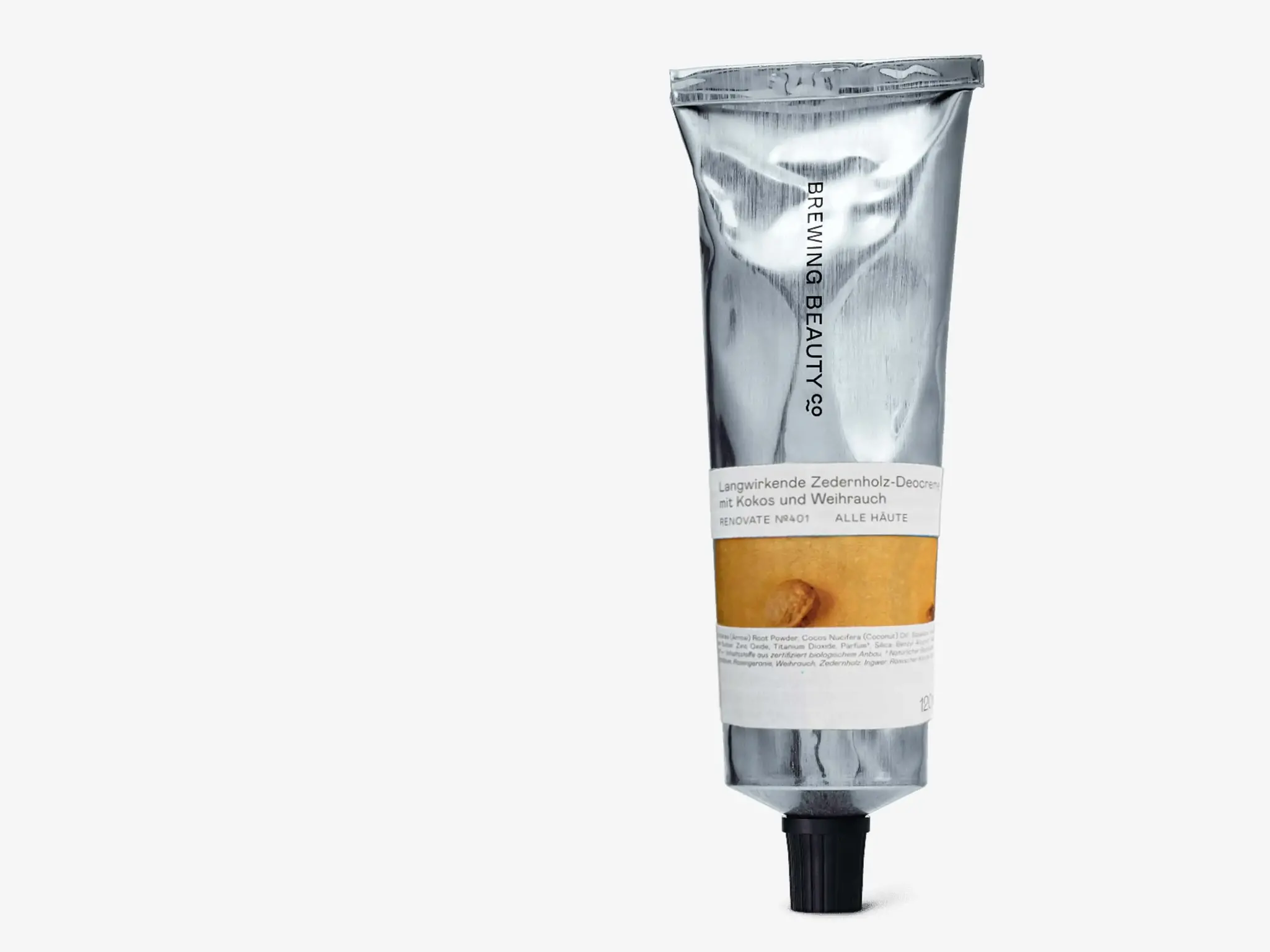 RENOVATE Langwirkende Zedernholz-Deocreme mit Weihrauch und Kokosnuss