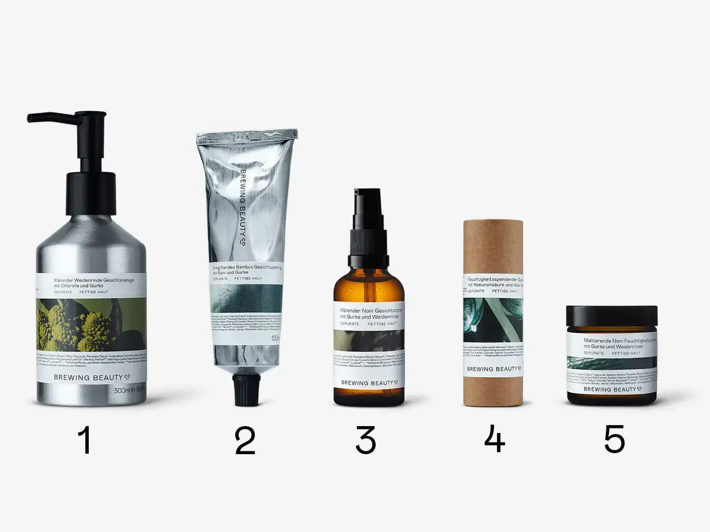 DEPURATE Morgendliche Hautpflege-Routine