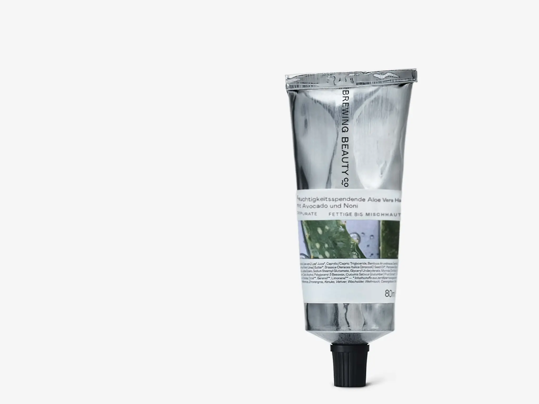 DEPURATE Erfrischende Aloe-Vera-Handcreme mit Avocado und Noni