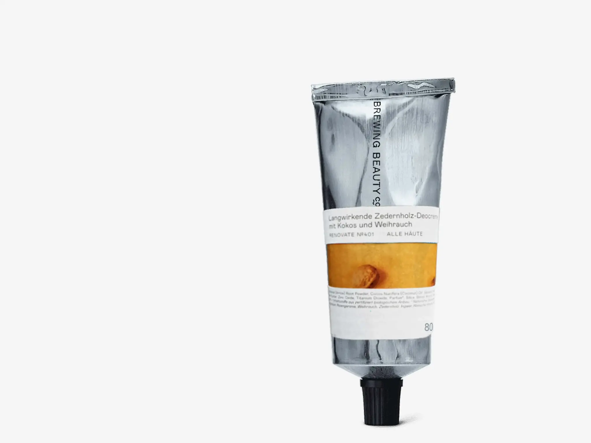 RENOVATE Langwirkende Zedernholz-Deocreme mit Weihrauch und Kokosnuss