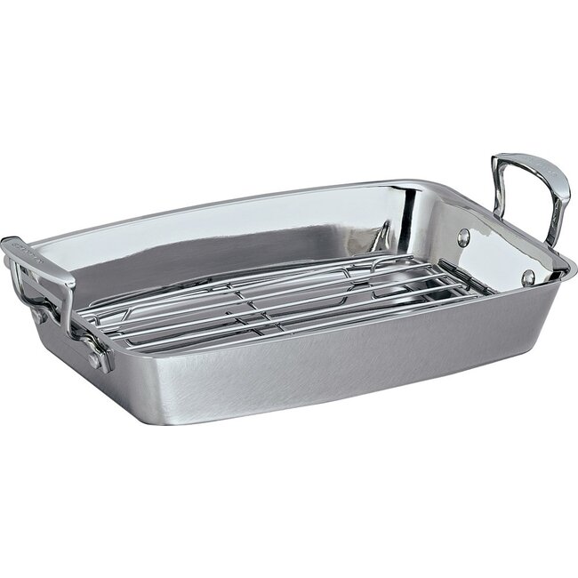 Scanpan Braadslede Impact met rooster - 4.5L - 42x26 cm