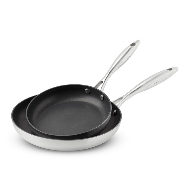 Scanpan Set van 2 koekenpannen  CTX 20 cm + 26 cm - Geschikt voor alle warmtebronnen (incl. inductie)