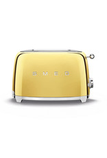 Smeg Broodrooster 2x2 Goud TSF01GOEU