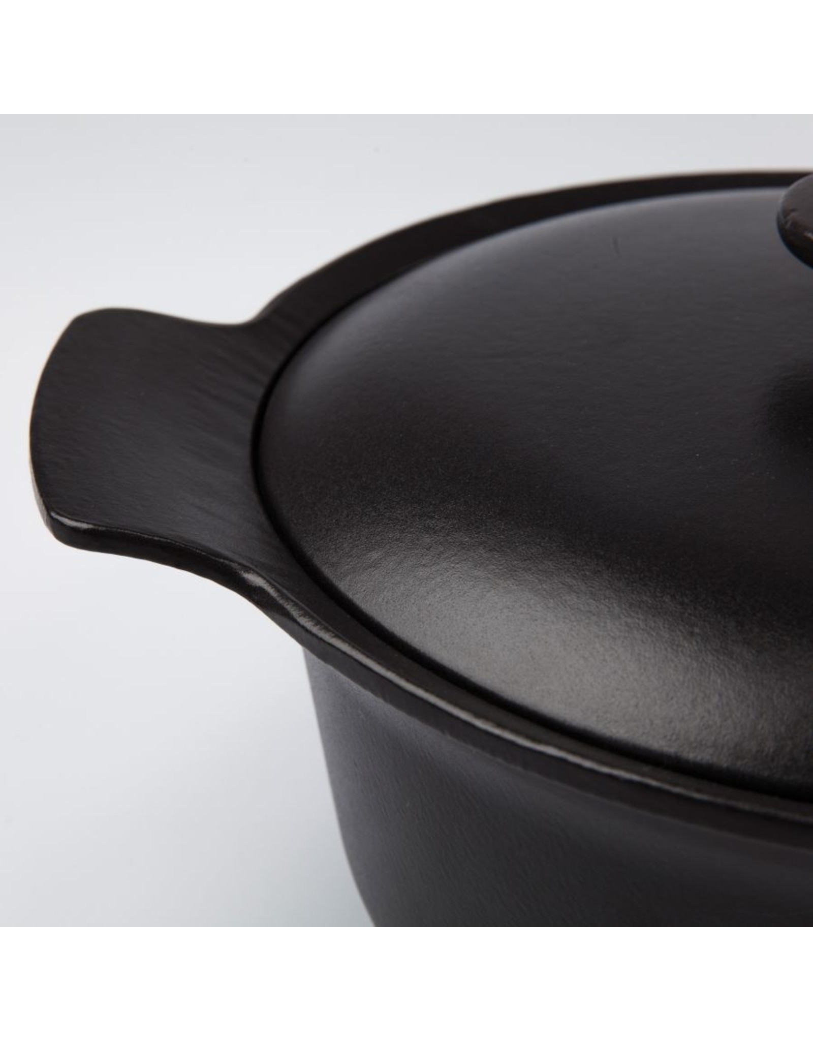 BergHOFF Ron Line kookpot met deksel 24 cm gietijzer zwart
