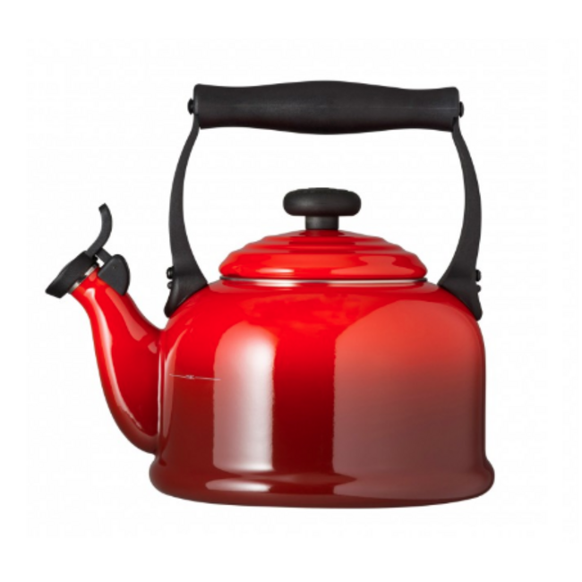 Le Creuset Fluitketel Tradition Kersenrood 2.1 liter