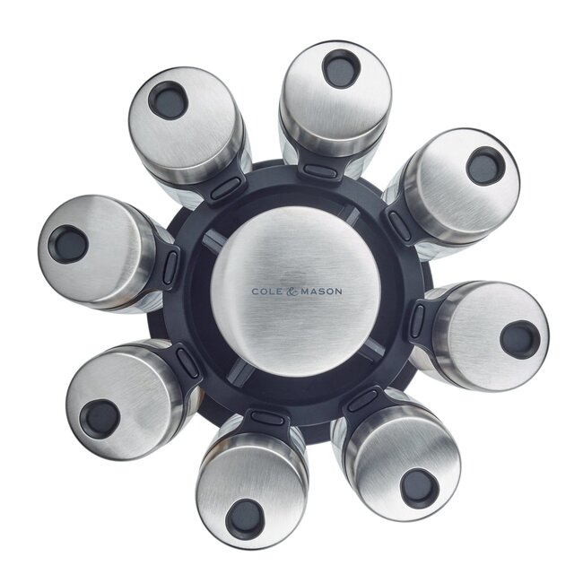 Cole & Mason Kruidenrek Carroussel - 8 Potjes