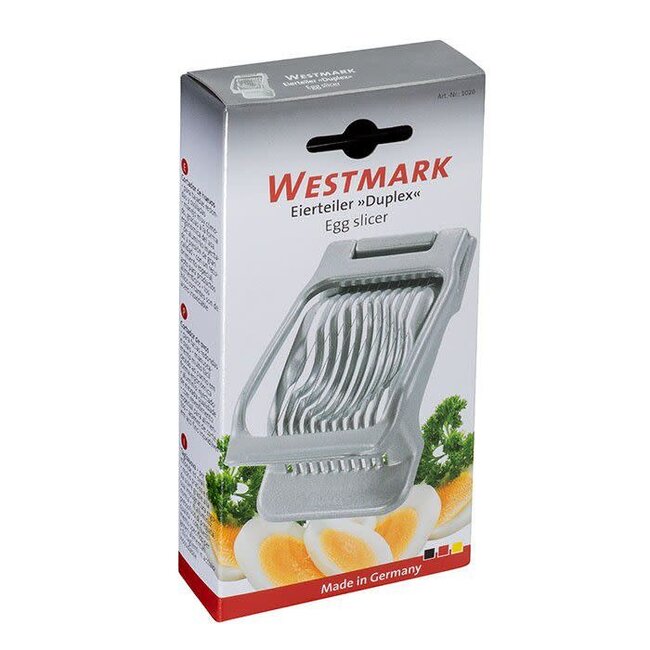Westmark Eiersnijder Duplex – Aluminium – Voor plakjes