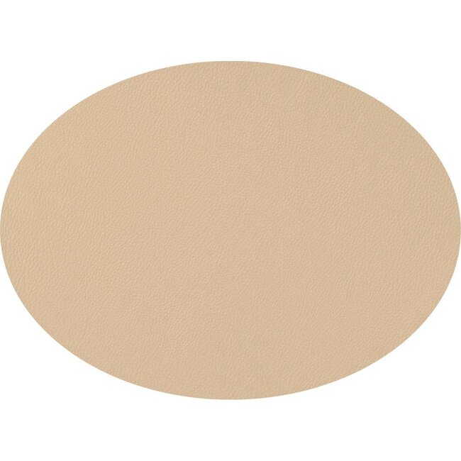 Mesapiu Placemat Ovaal Lederlook Sand