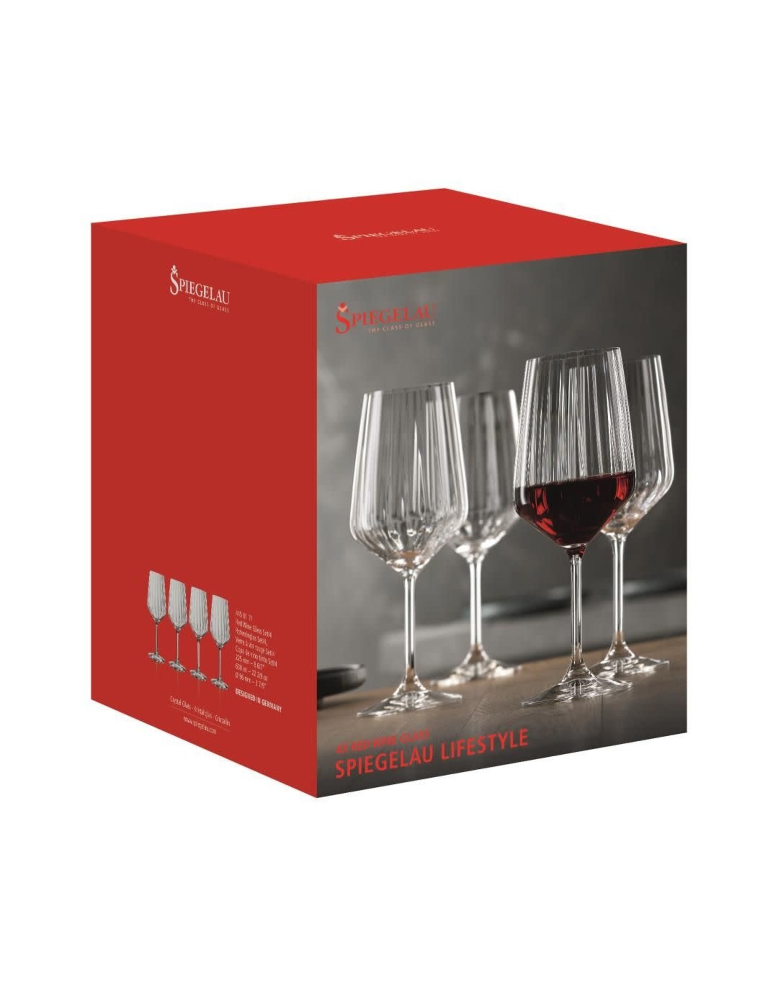 Spiegelau Rodewijnglas Lifestyle 630 ml - 4 stuks.