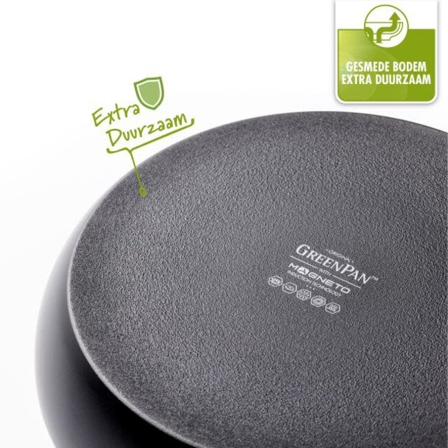 Greenpan Wokpan Keramische anti-aanbaklaag Torino 28cm