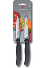 Victorinox Officemes - Set van 2 stuks - Glad + Kartel - Zwart