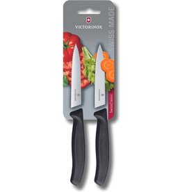 Victorinox Officemes - Set van 2 stuks - Glad + Kartel - Zwart