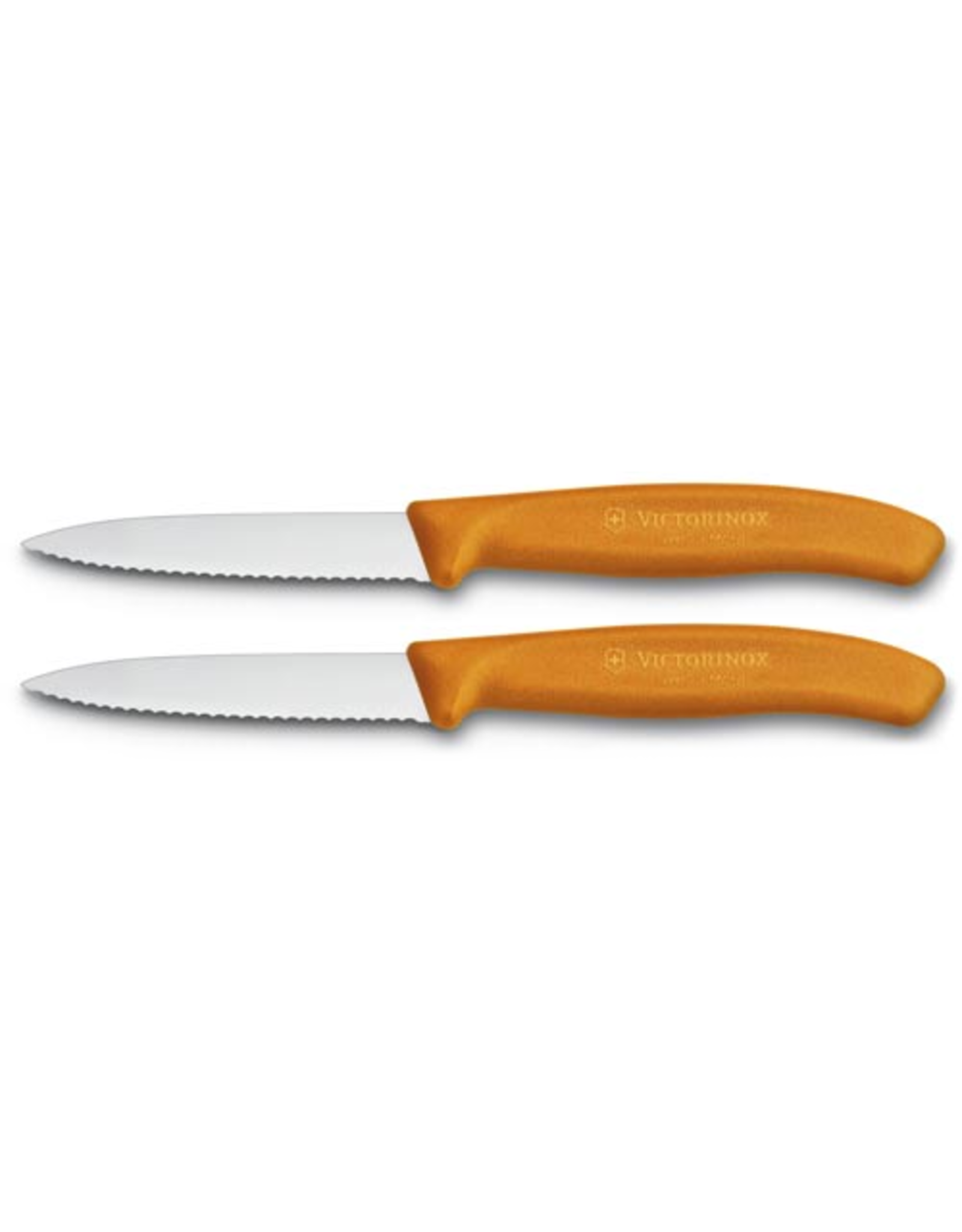 Victorinox Schilmesje Gekarteld Oranje - 2 Stuks