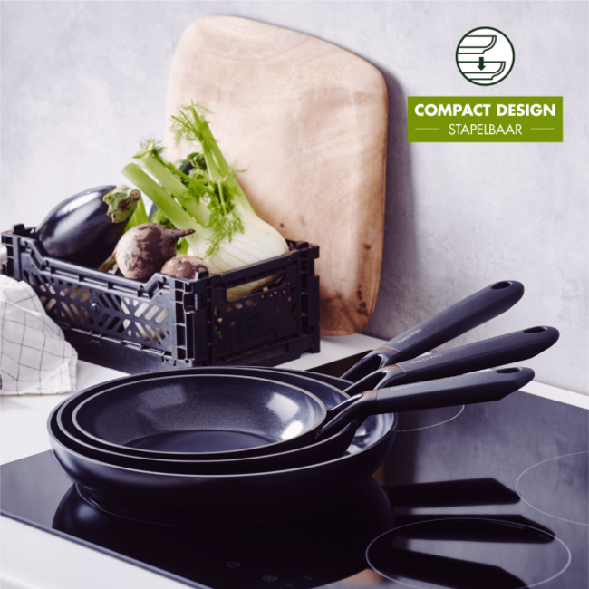 Greenpan Koekenpan Smart Shape Keramische PFAS-VRIJE anti-aanbaklaag28 cm