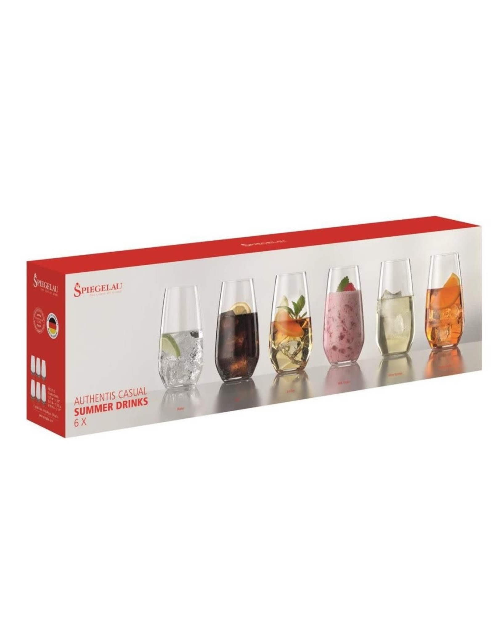 Spiegelau Universeel Glas Authentis  550 ml - 6 stuks