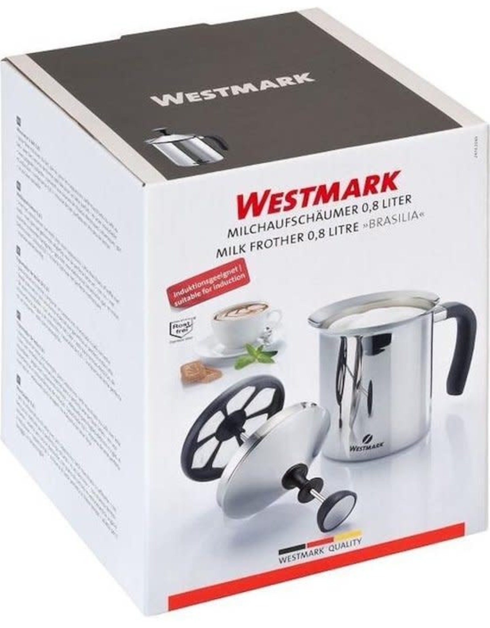 Westmark Melkopschuimer RVS 800ml