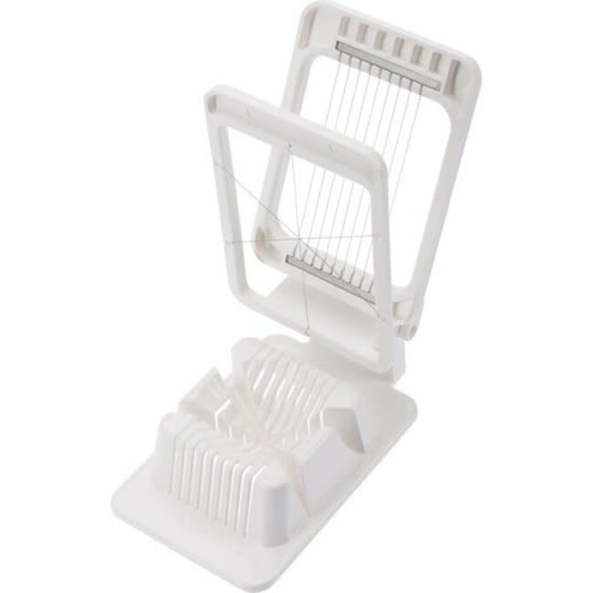 Westmark Eiersnijder Combi – 2-in-1 eiersnijder voor plakjes & partjes