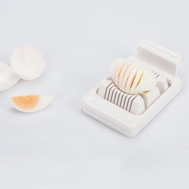 Westmark Eiersnijder Combi – 2-in-1 eiersnijder voor plakjes & partjes