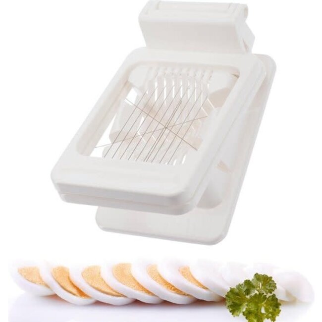 Westmark Eiersnijder Combi – 2-in-1 eiersnijder voor plakjes & partjes