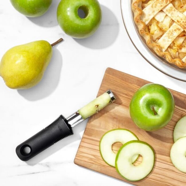 OXO Good Grips Appelboor – Met Gekartelde RVS Kop & Ergonomische Anti-Slipgreep