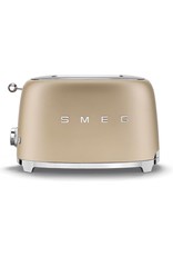 Smeg Broodrooster 2x2 TSF01CHMEU Mat Champagne