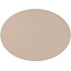 Mesapiu Placemat Ovaal Lederlook Taupe