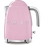Smeg waterkoker KLF03PKEU roze 1.7 liter –jaren 50 retro design en krachtig vermogen voor stijlvol water koken